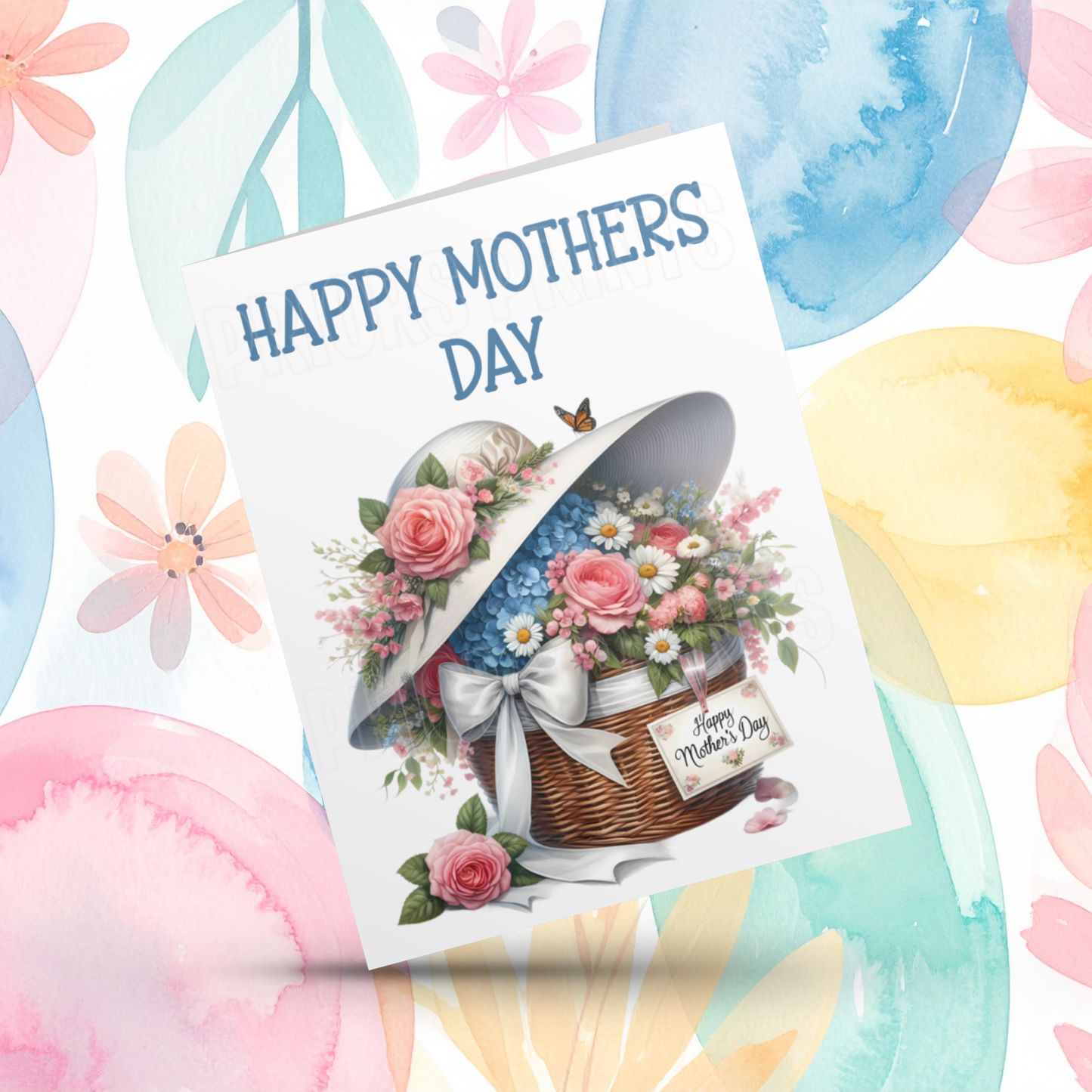 Flower Happy Mothers Day Card
