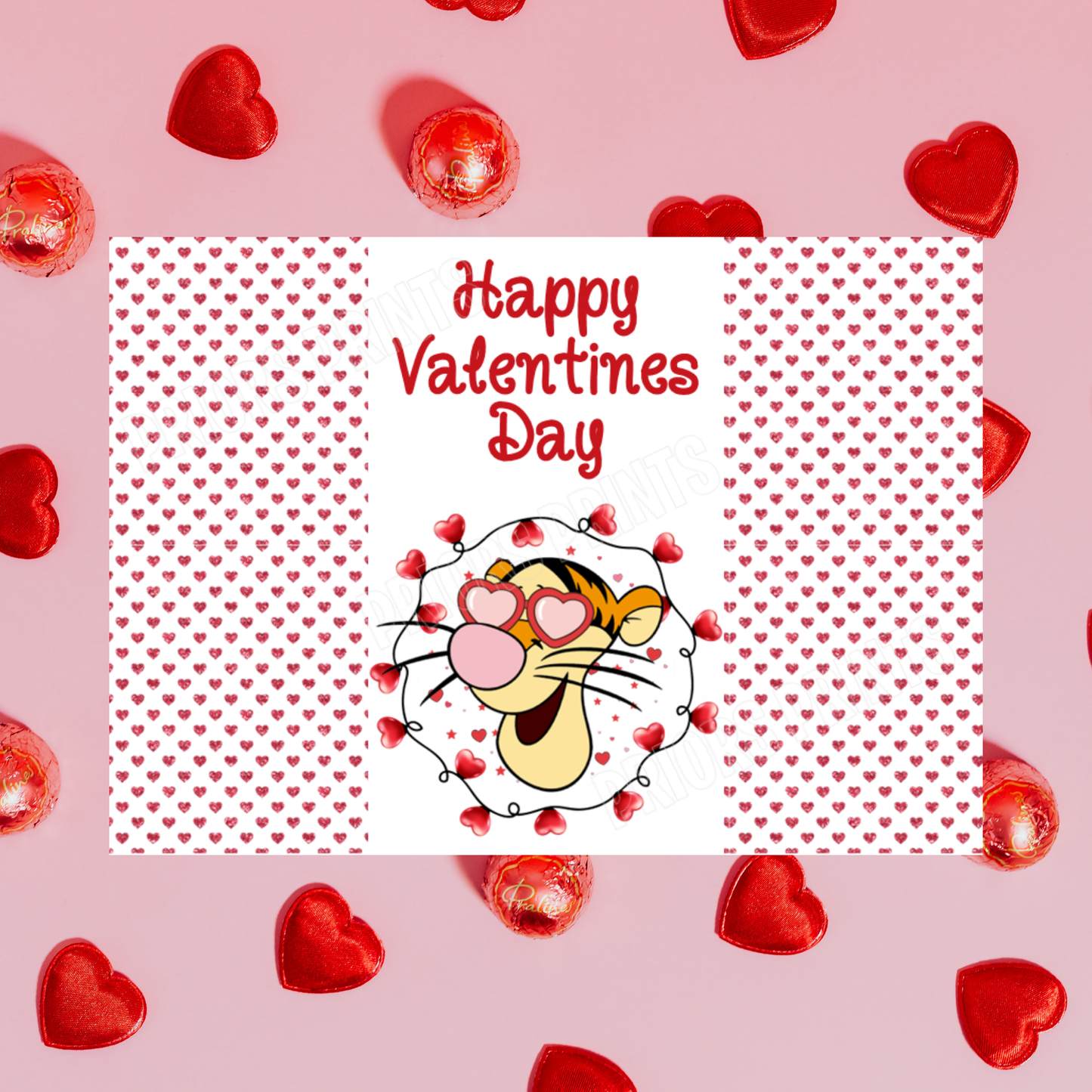 Disney Character Personalised Valentines Day Chocolate Bar Wrappers 2 I Minnie I Mickey I Winnie The Pooh I Lion King I Lady & The Tramp I Dumbo I Pluto