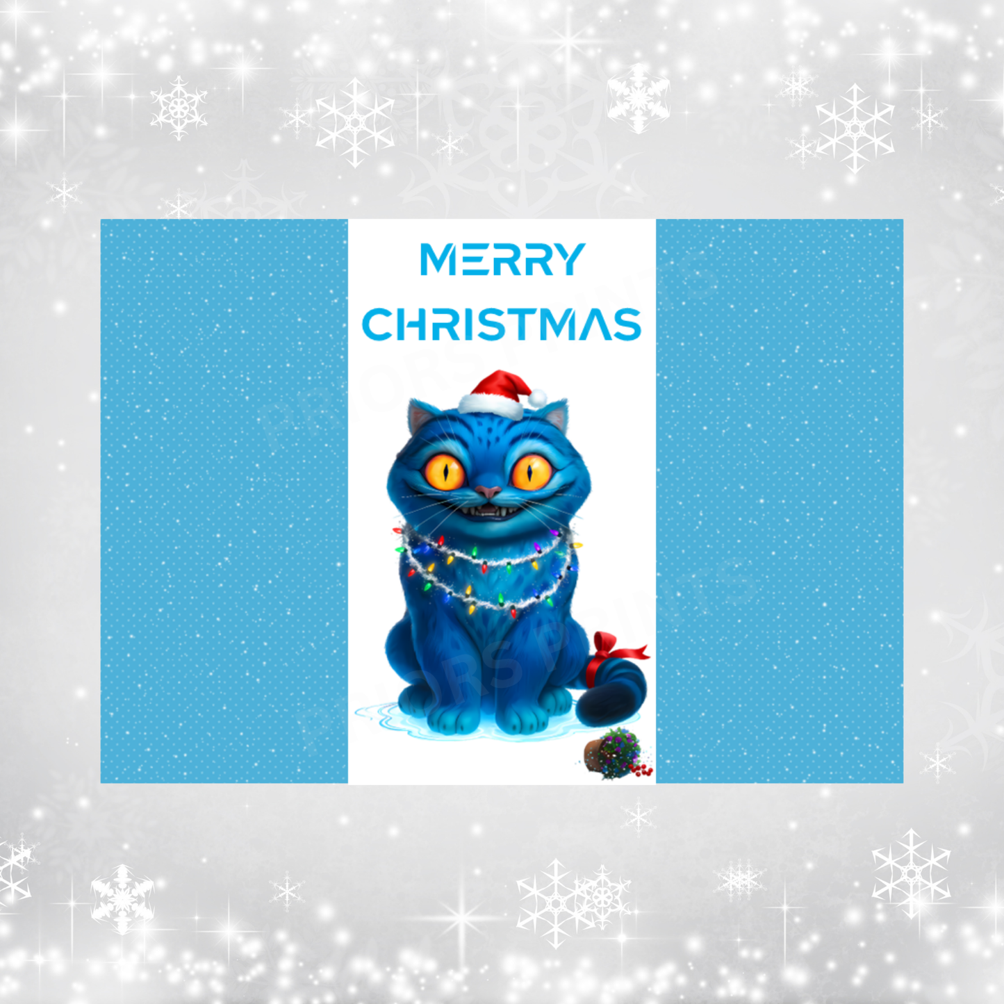 K Pop Demon Hunter Christmas Chocolate Bar Wrapper