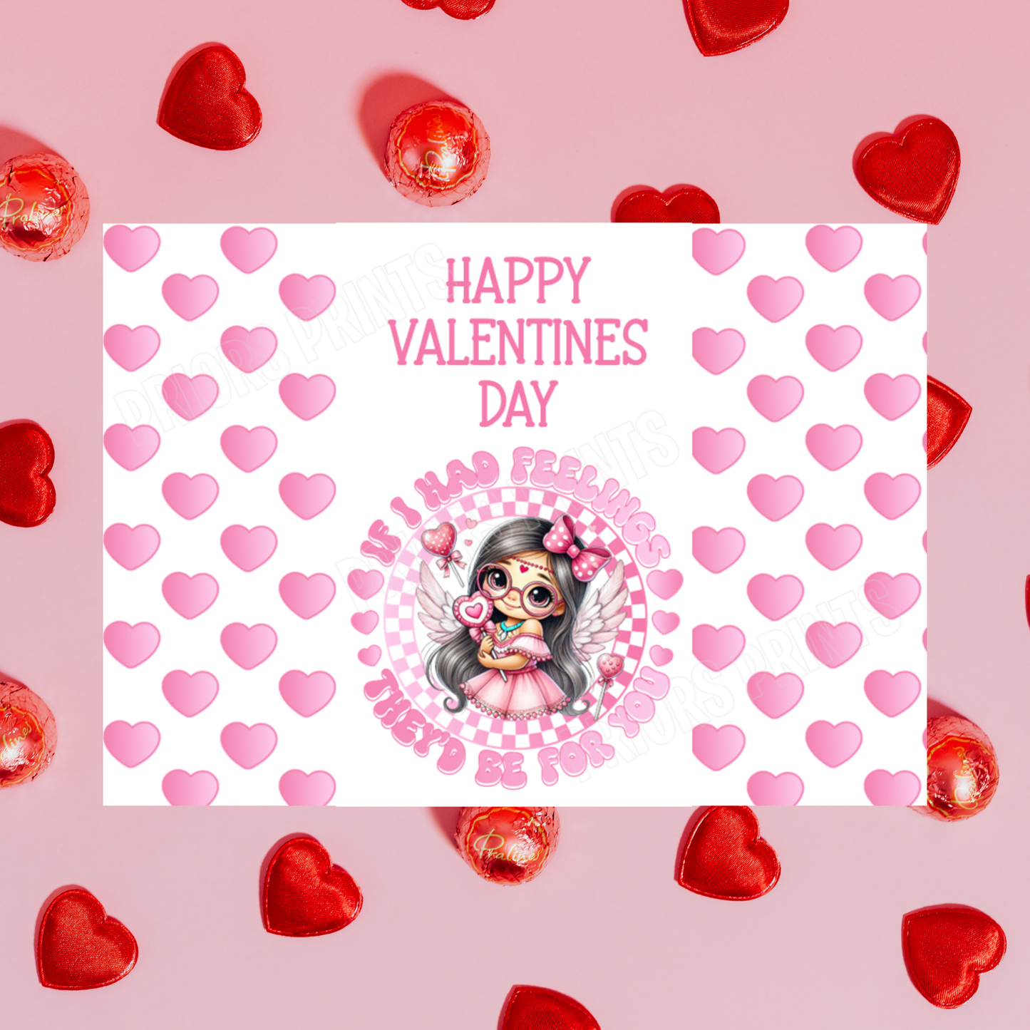 If I Had Feelings Cute Character Valentines Day Chocolate Bar Wrappers I Tinkerbell I Snow White I Belle I Cinderella I Sleeping Beauty