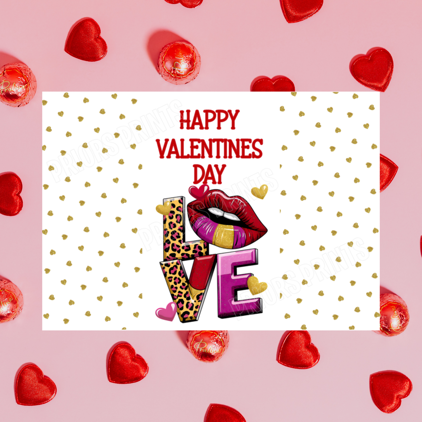 Cute Love Valentines Day Chocolate Bar Wrappers