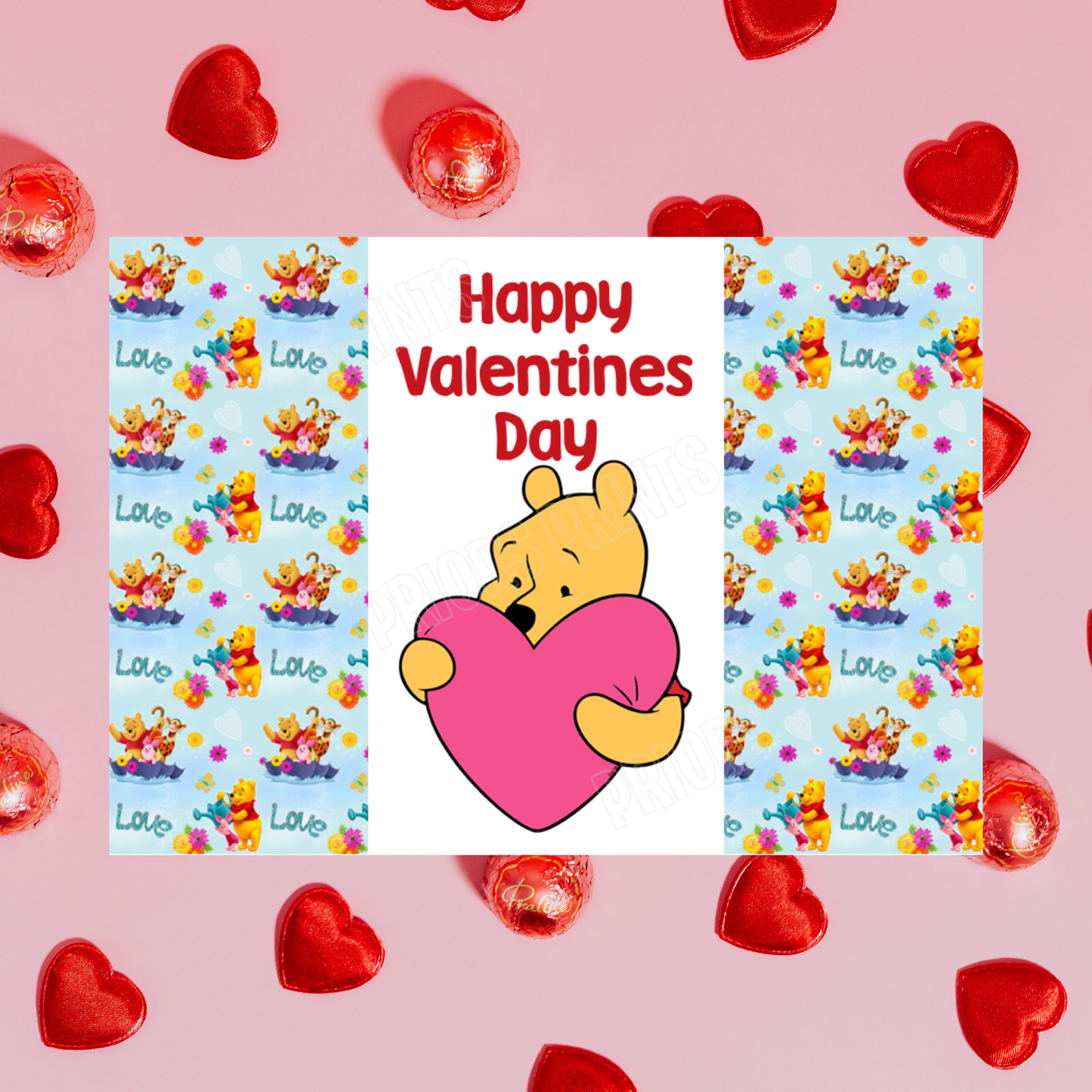 Winnie The Pooh Personalised Valentines Day Cards I Disney I Eeyore I Piglet I Tigger