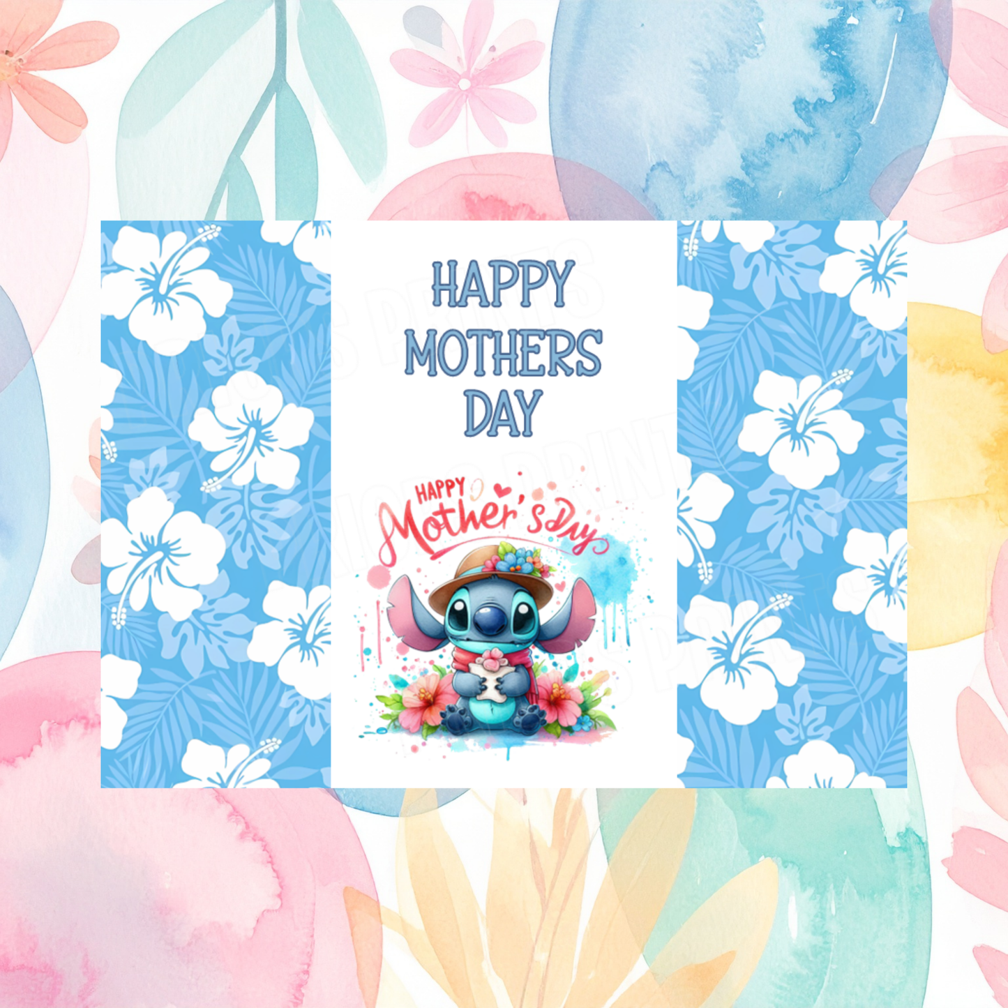 Stitch Happy Mothers Day Chocolate Bar Wrapper