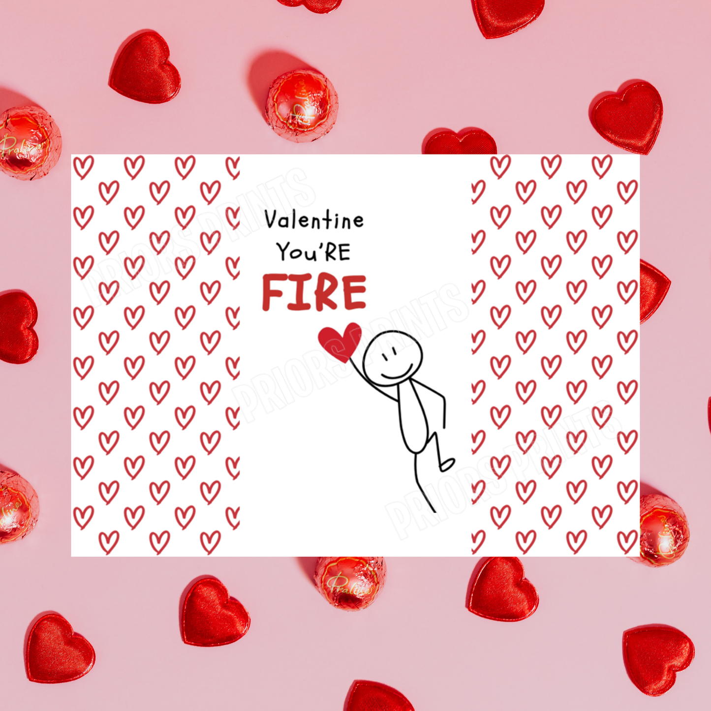 Funny Valentines Day Chocolate Bar Wrapper