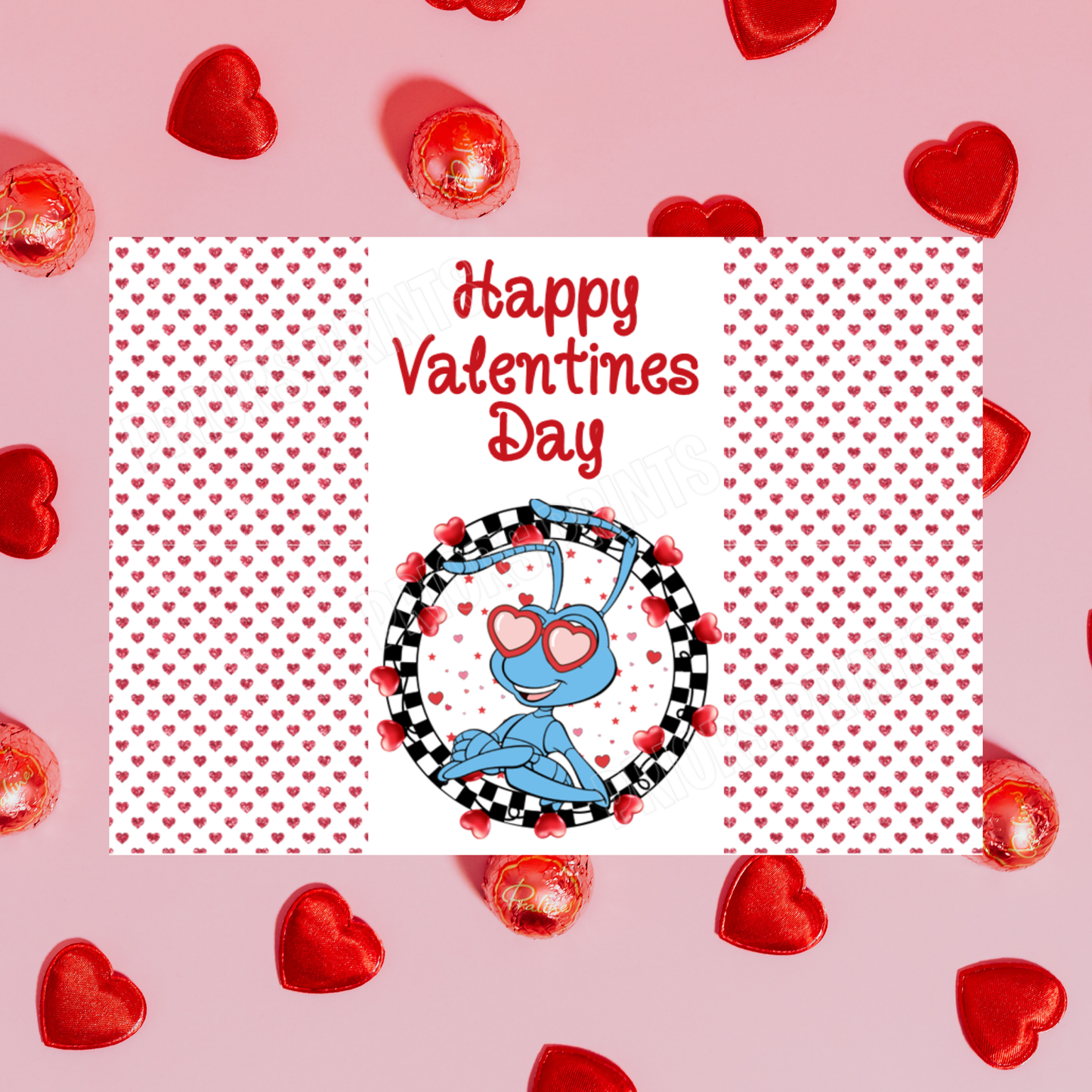 Disney Character Personalised Valentines Day Chocolate Bar Wrappers 1 I Cars I Yoda I Star Wars I Spiderman I Toy Story I Woody I Jessie I Lightening Macqueen