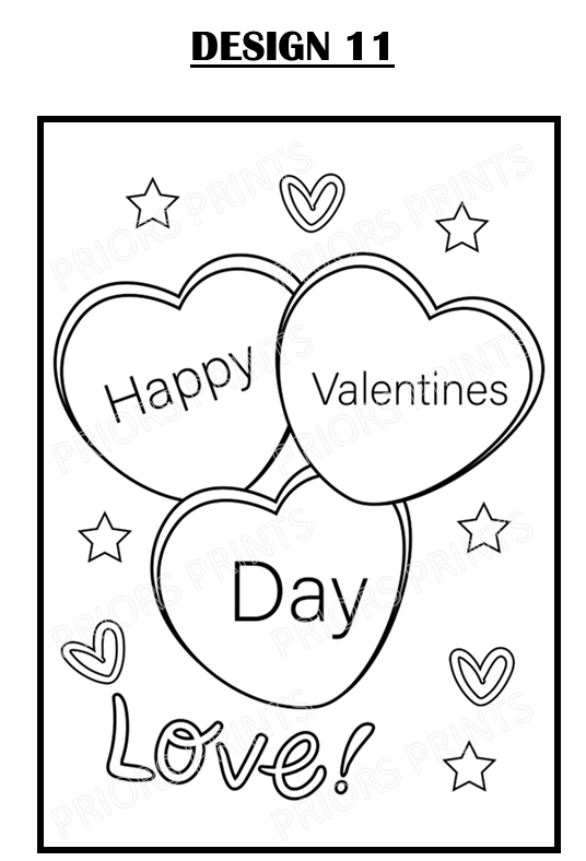 Colour You Own Valentines Cards