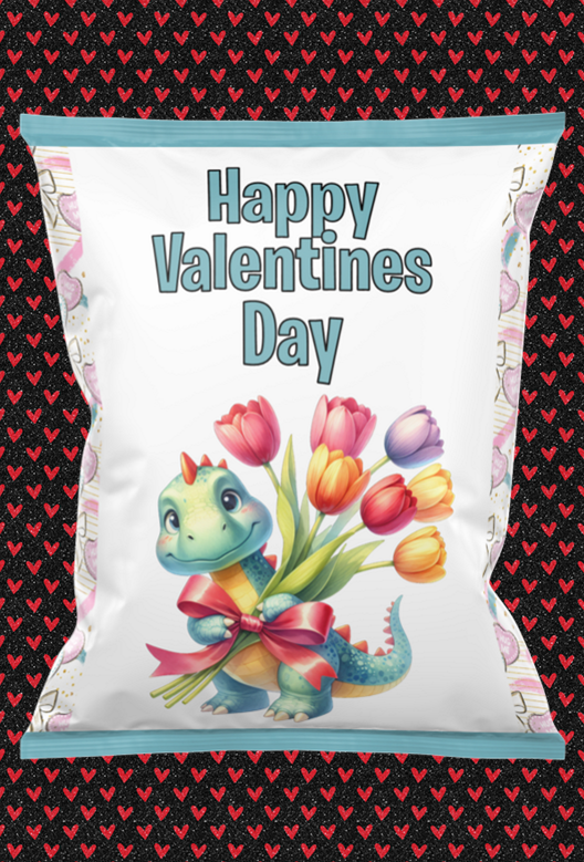 Valentines Animals Treat Packets (Medium Sized)