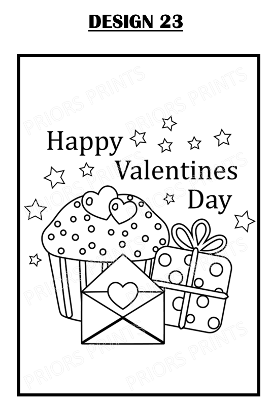 Colour You Own Valentines Cards