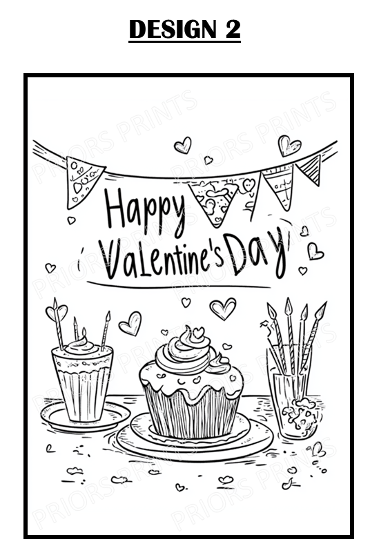 Colour You Own Valentines Cards