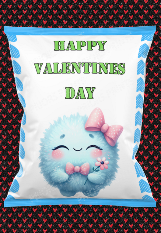 Happy Valentines Treat Packets (Medium Sized)