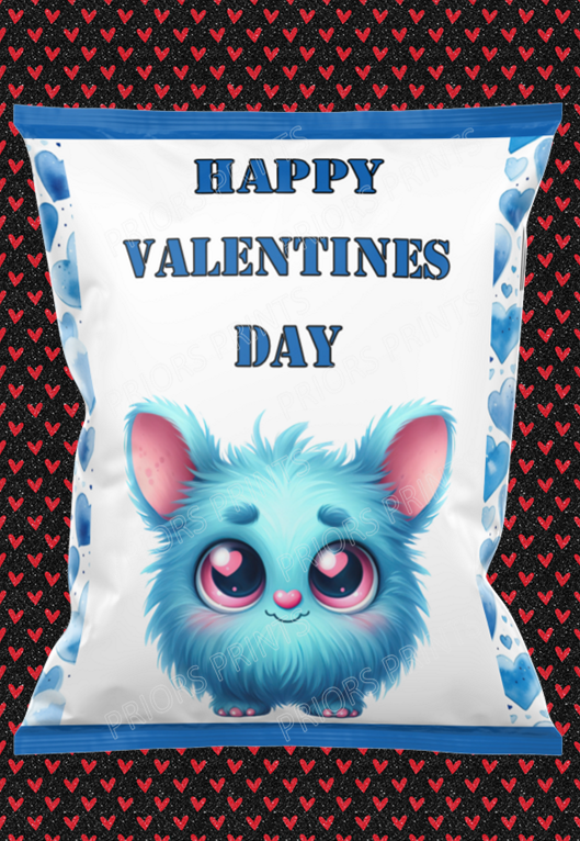 Happy Valentines Treat Packets (Medium Sized)