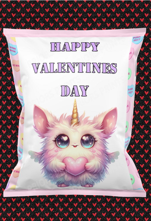 Happy Valentines Treat Packets (Medium Sized)