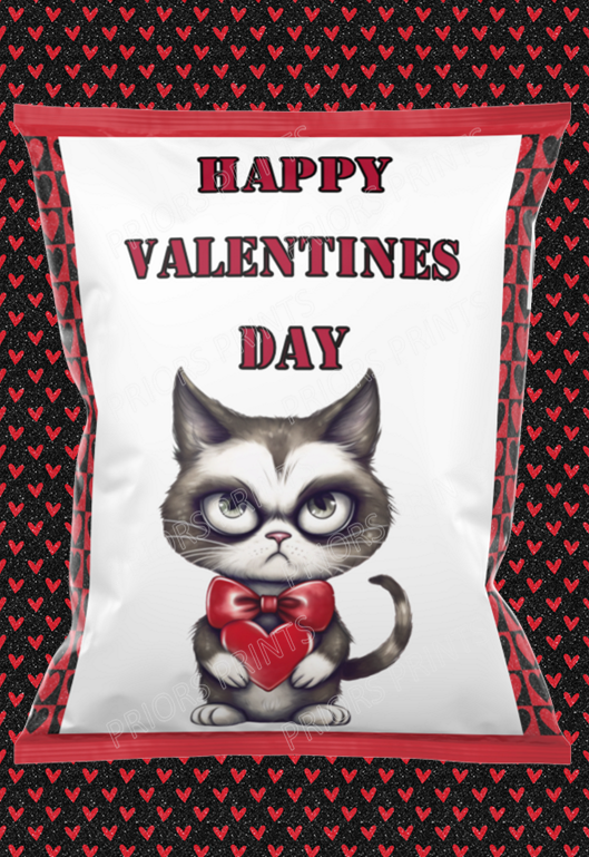 Happy Valentines Treat Packets (Medium Sized)