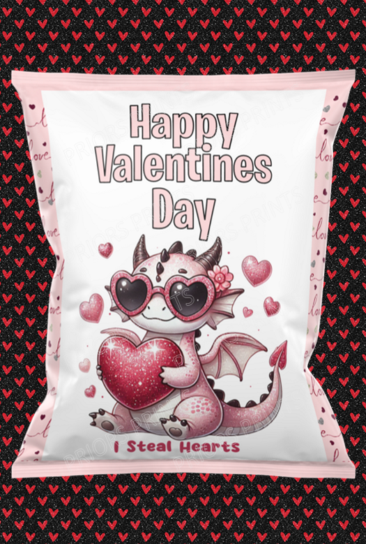 Valentines Animals Treat Packets (Medium Sized)