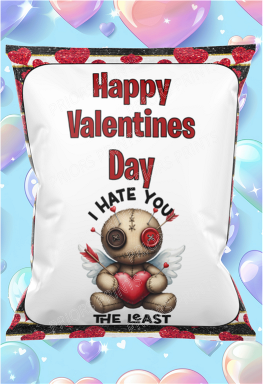 Voodoo Dolls Valentines Treat Packets (Medium Sized)