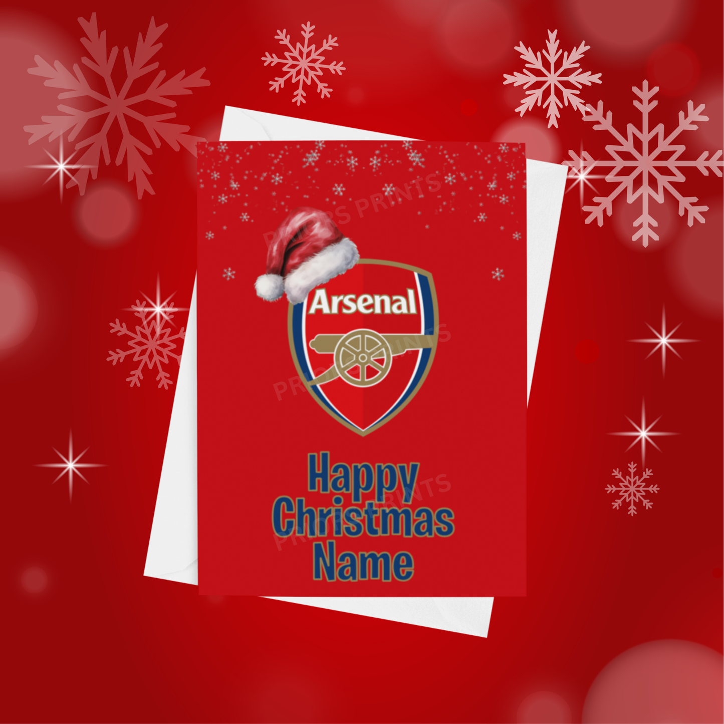 Football Teams Personalised Christmas Card