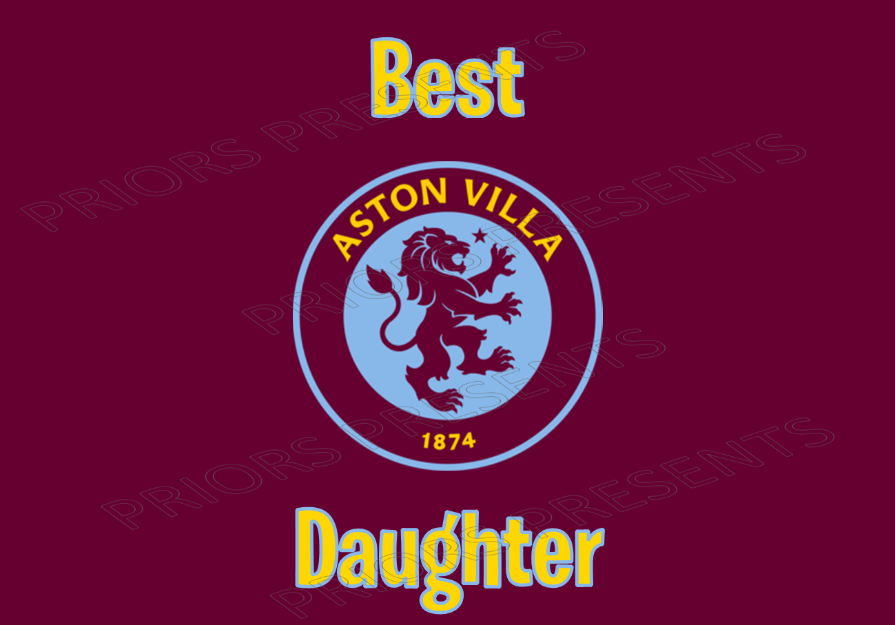 Aston Villa Chocolate Bar Wrappers