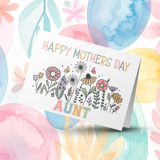 Mothers Day Card for Female Relatives