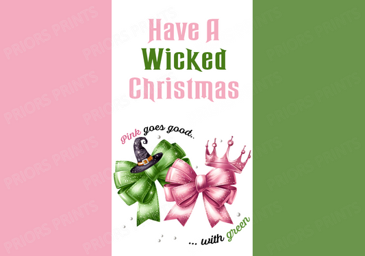 Wicked Inspired Christmas Chocolate Bar Wrappers