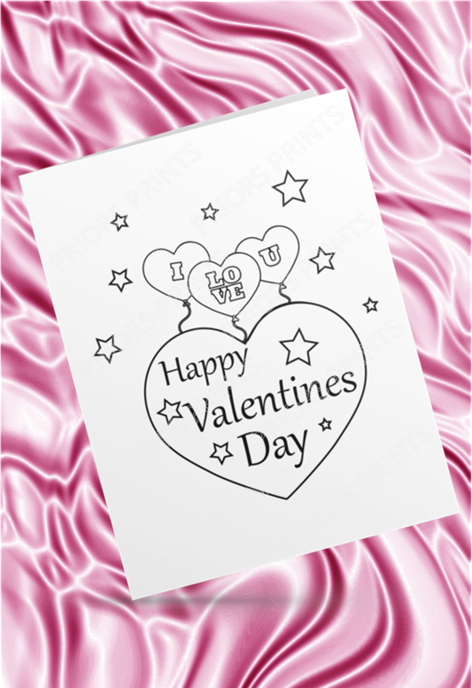 Colour You Own Valentines Cards