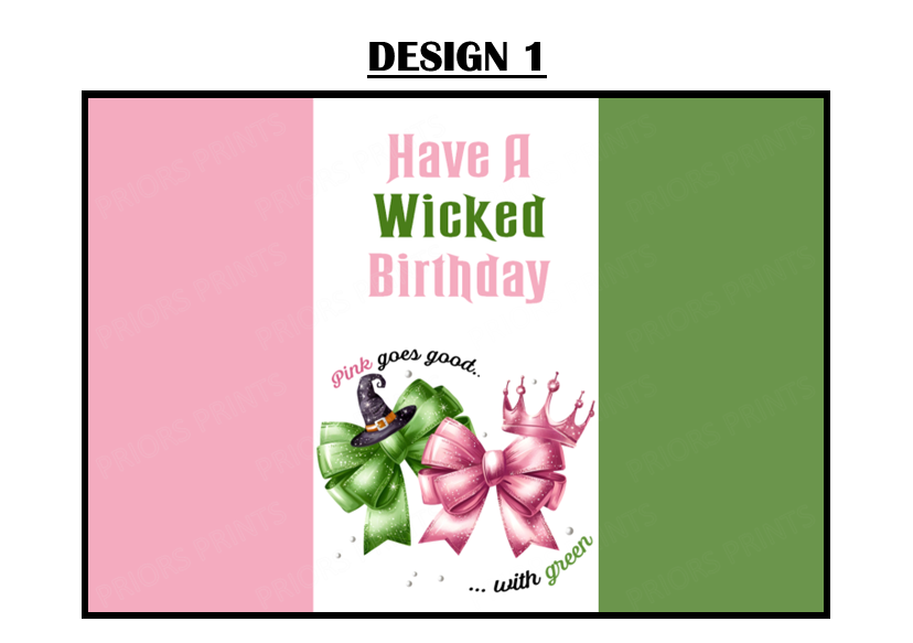 Wicked Chocolate Bar Wrappers