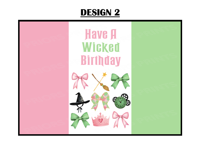 Wicked Chocolate Bar Wrappers