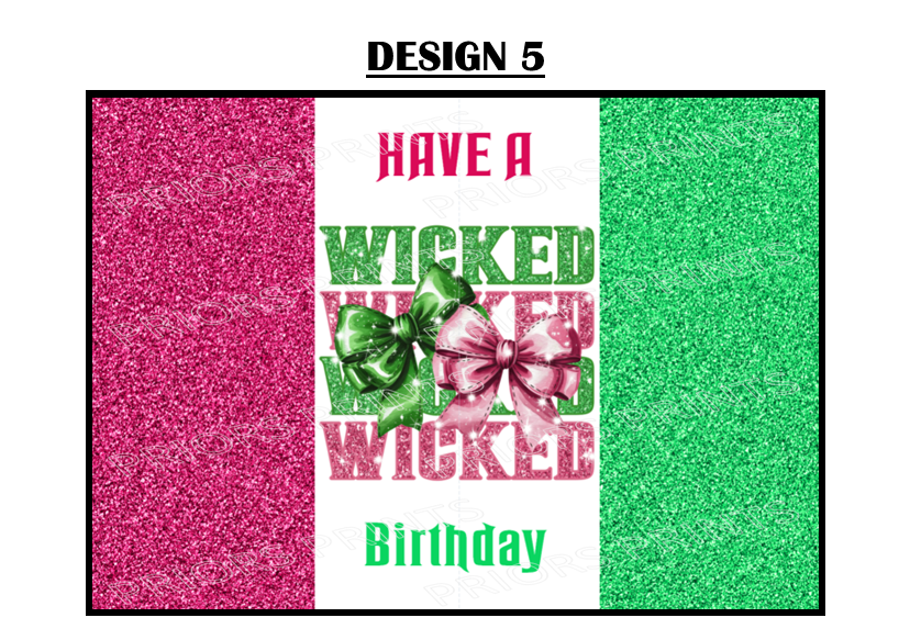 Wicked Chocolate Bar Wrappers