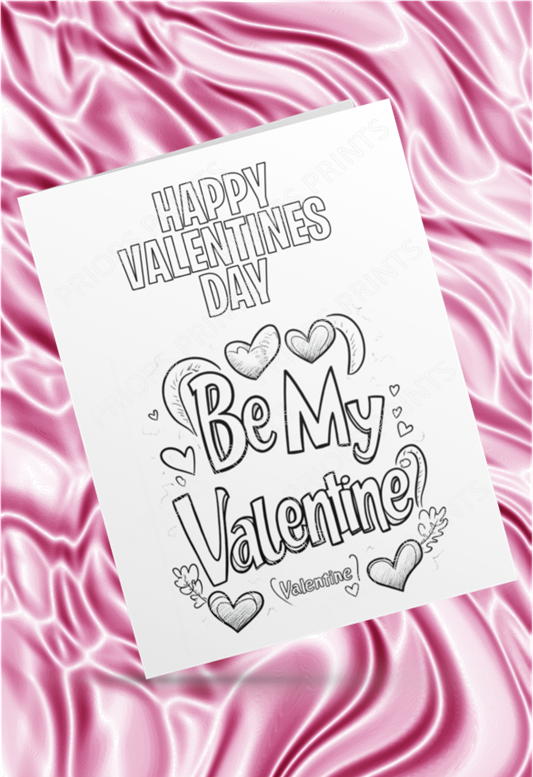 Colour You Own Valentines Cards