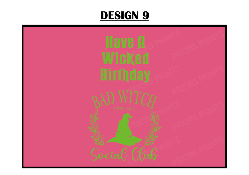 Wicked Chocolate Bar Wrappers