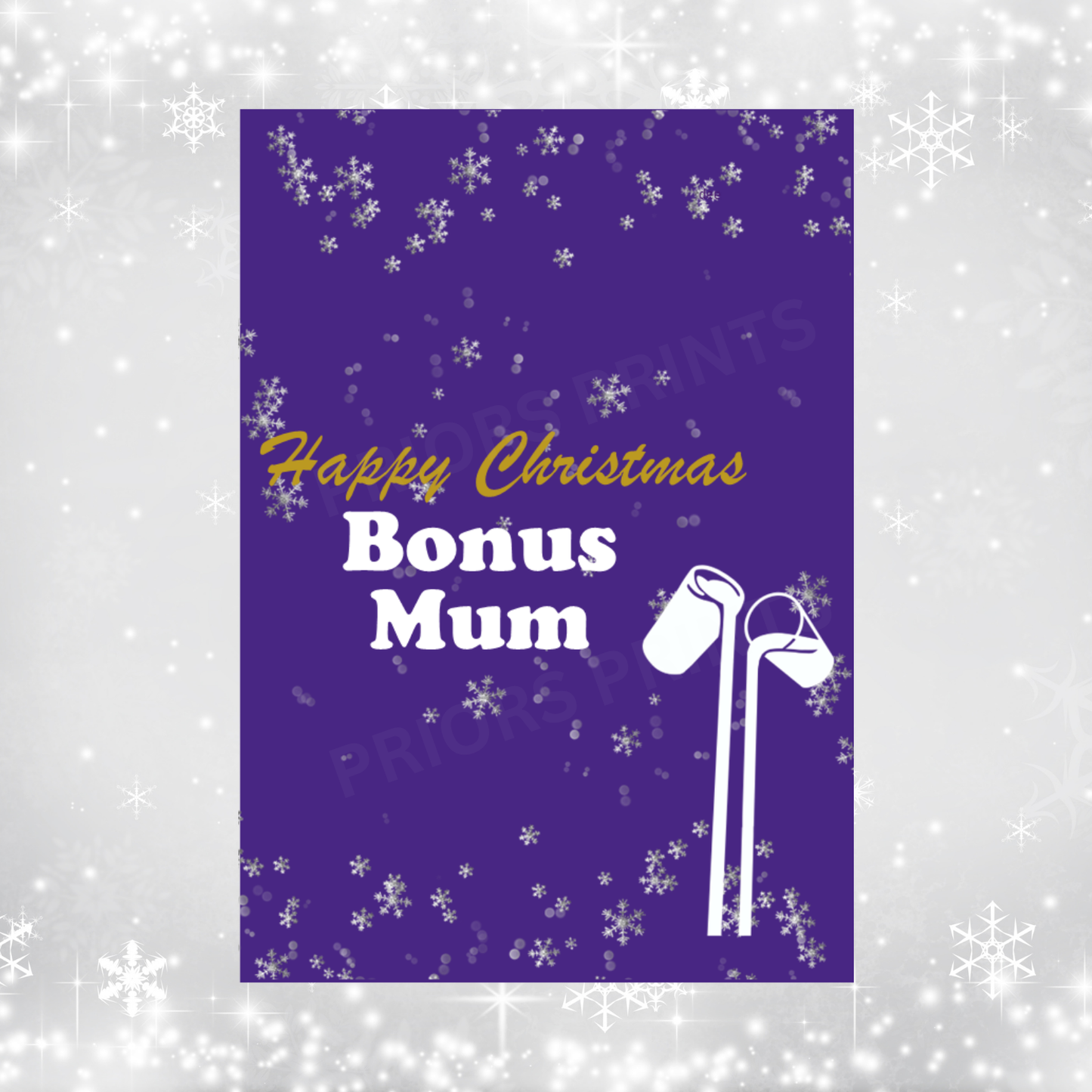 Dairy Milk Christmas Chocolate Bar Wrapper for Family Members