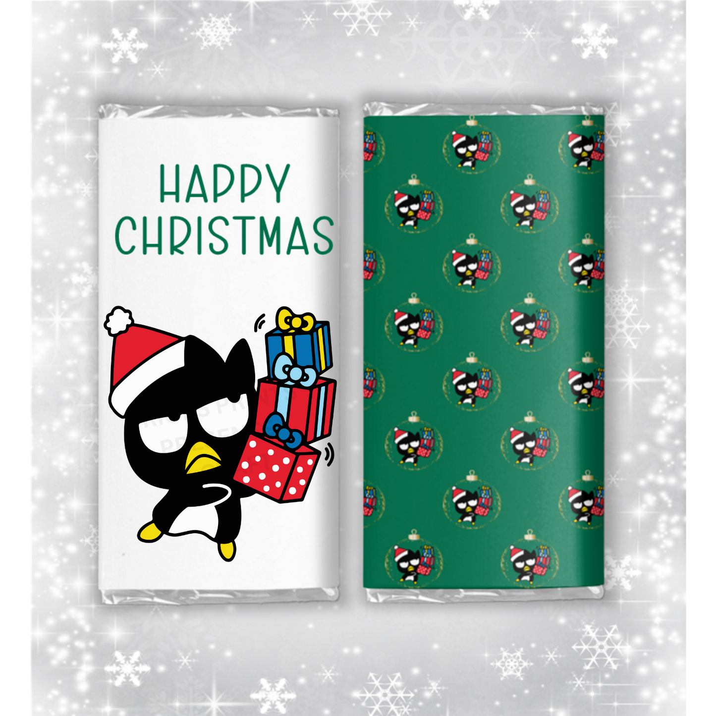 Hello Kitty & Friends Christmas Chocolate Bar Wrapper