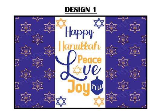 Hanukkah Chocolate Bar Wrappers