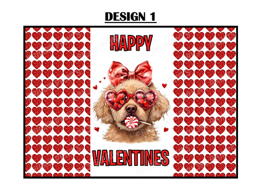 Cute Animals With Sweets Valentines Chocolate Bar Wrappers