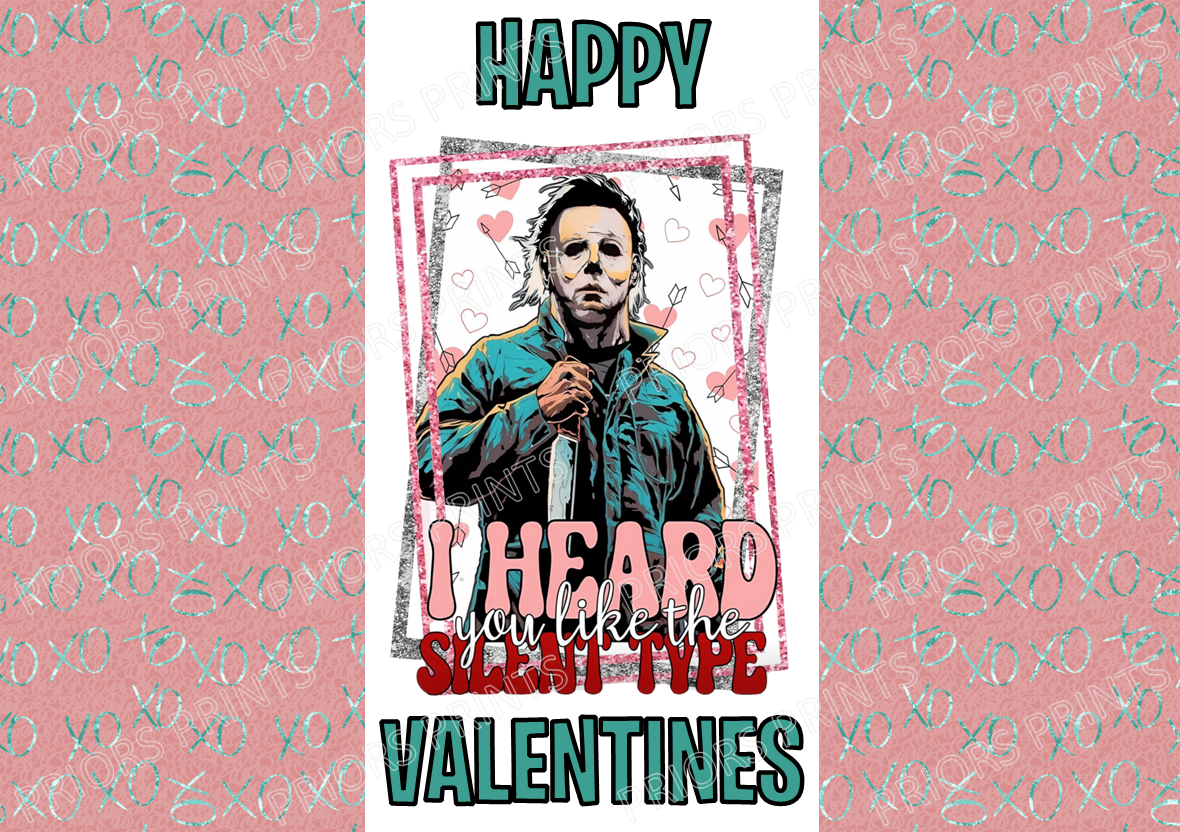 Horror Characters Valentines Chocolate Bar Wrappers (Copy)