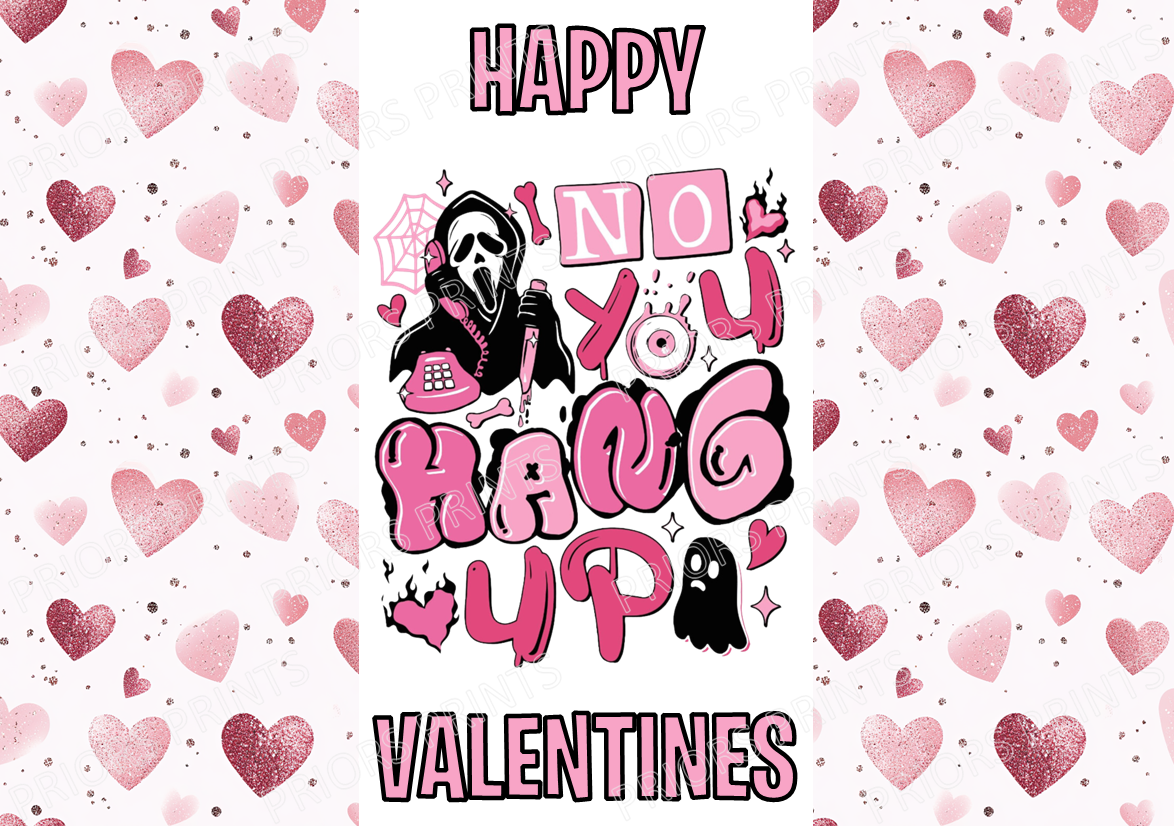 Horror Characters Valentines Chocolate Bar Wrappers (Copy)