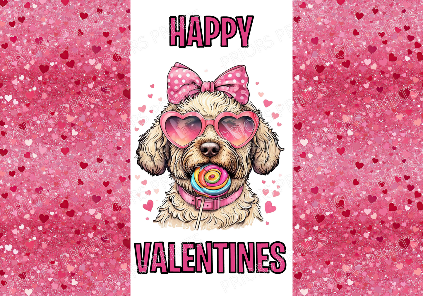 Cute Animals With Sweets Valentines Chocolate Bar Wrappers