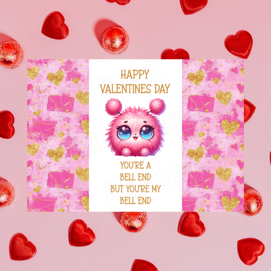 Funny Offensive Valentines Day Chocolate Bar Wrappers Listing 4