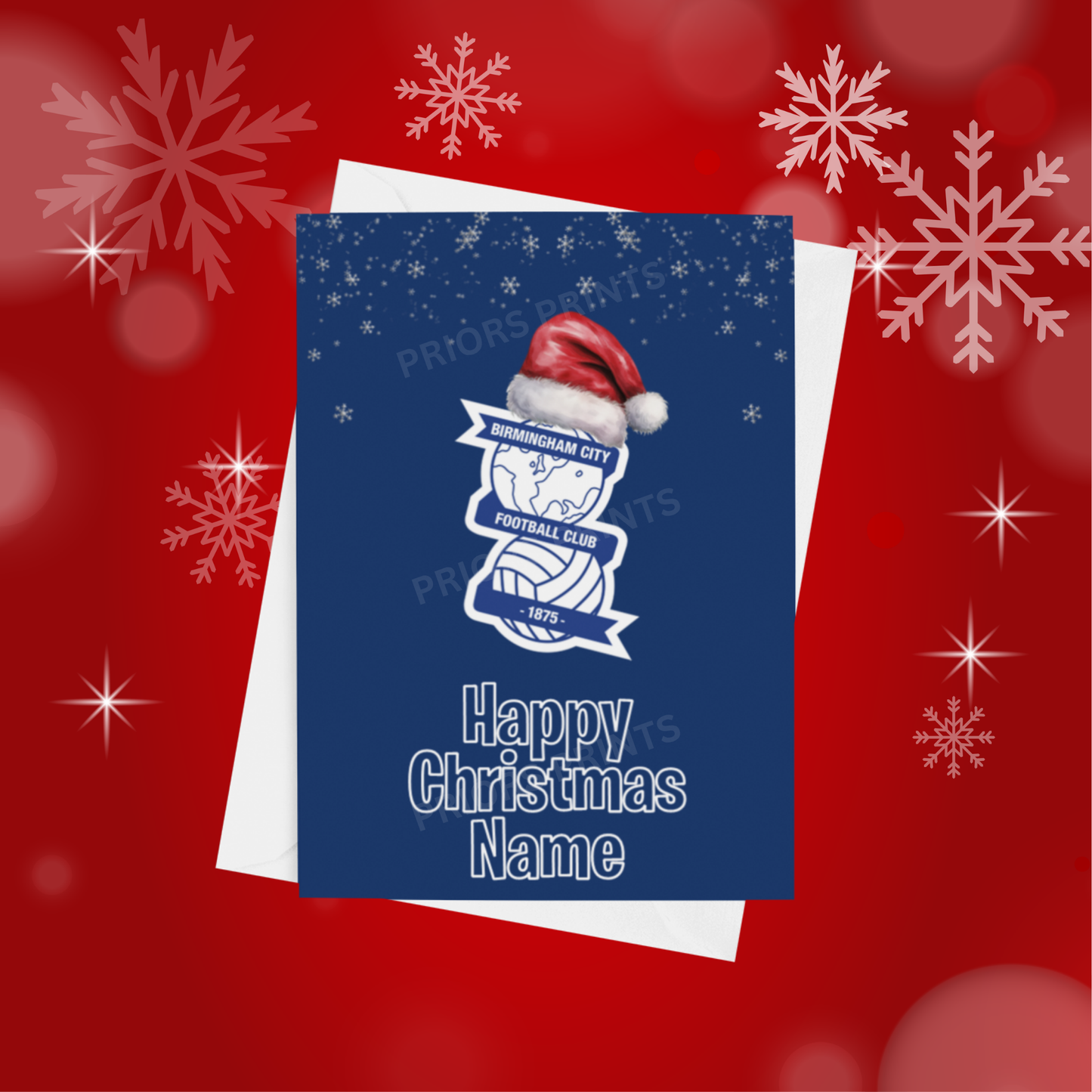 Football Teams Personalised Christmas Card