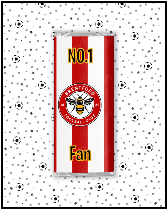 Brentford FC Chocolate Bar Wrappers