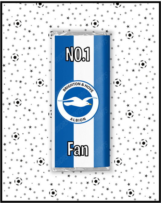 Brighton & Hove Albion Chocolate Bar Wrappers