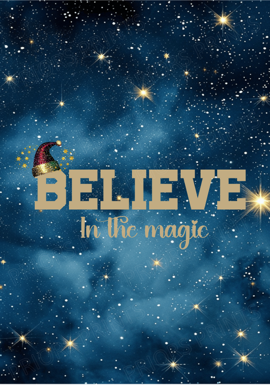 Believe Christmas Chocolate Bar Wrapper
