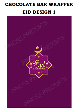 Eid Chocolate Bar Wrappers