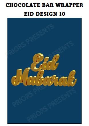 Eid Chocolate Bar Wrappers