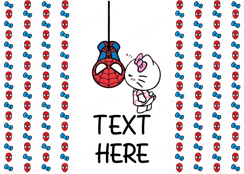 Hello Kitty & Spiderman Chocolate Bar Wrappers (Sanrio- Hello Kitty & Friends)