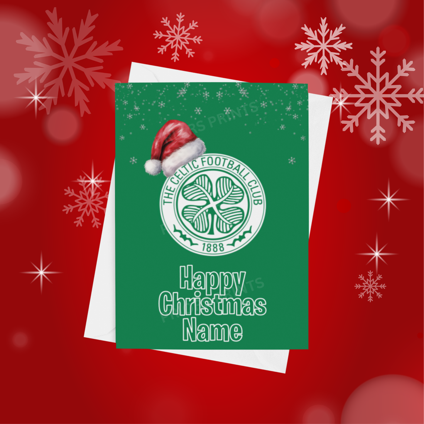 Football Teams Personalised Christmas Card
