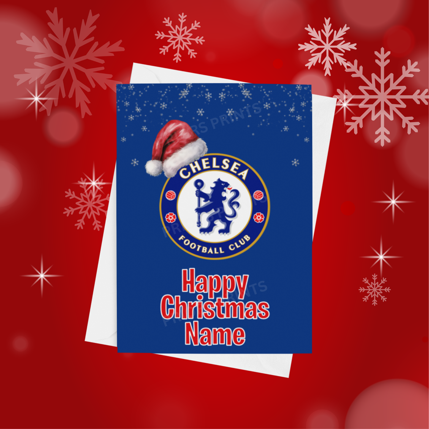 Football Teams Personalised Christmas Card