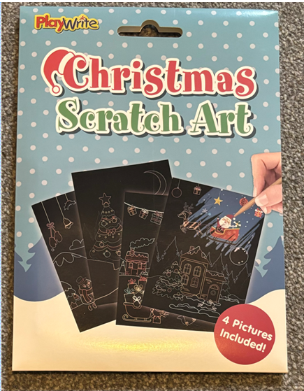 Christmas Scratch Art