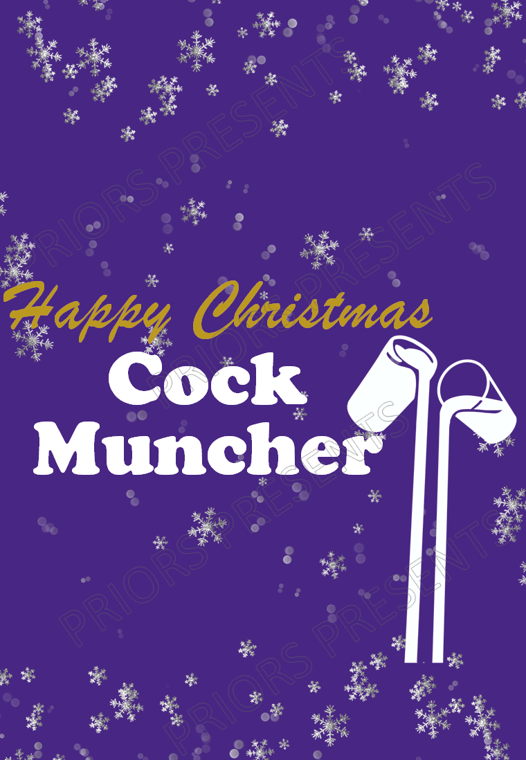 Offensive Christmas Cadbury Inspired Chocolate Bar Wrappers