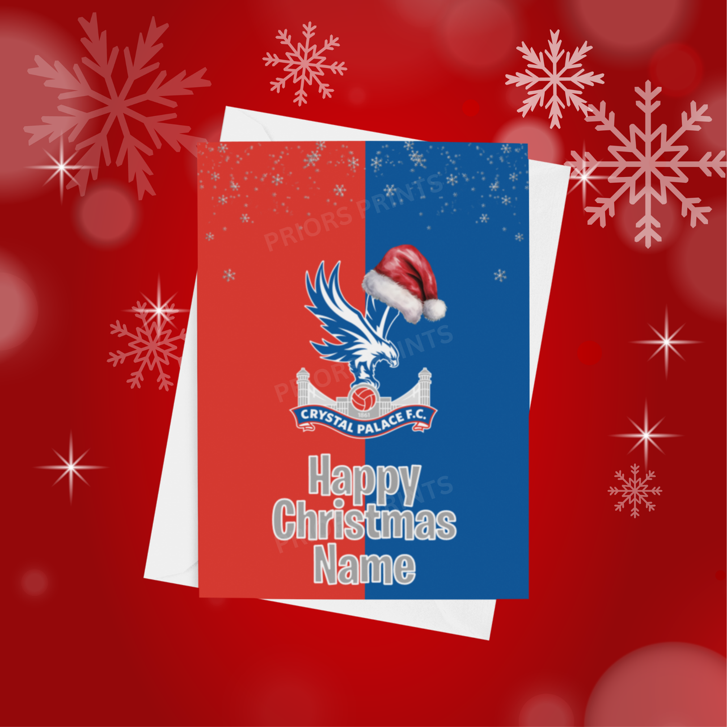 Football Teams Personalised Christmas Card