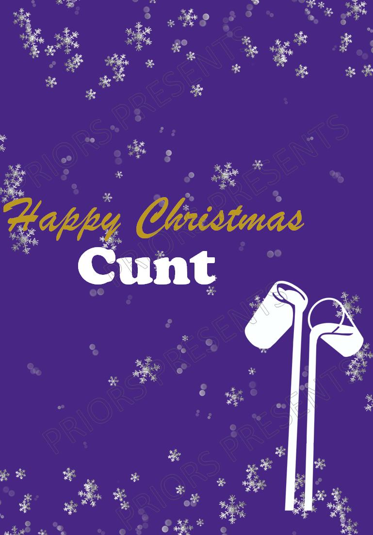 Offensive Christmas Cadbury Inspired Chocolate Bar Wrappers